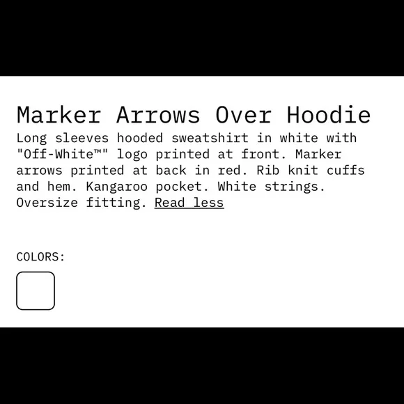 Off-White Marker Arrows hoodie - Picture 6 of 9